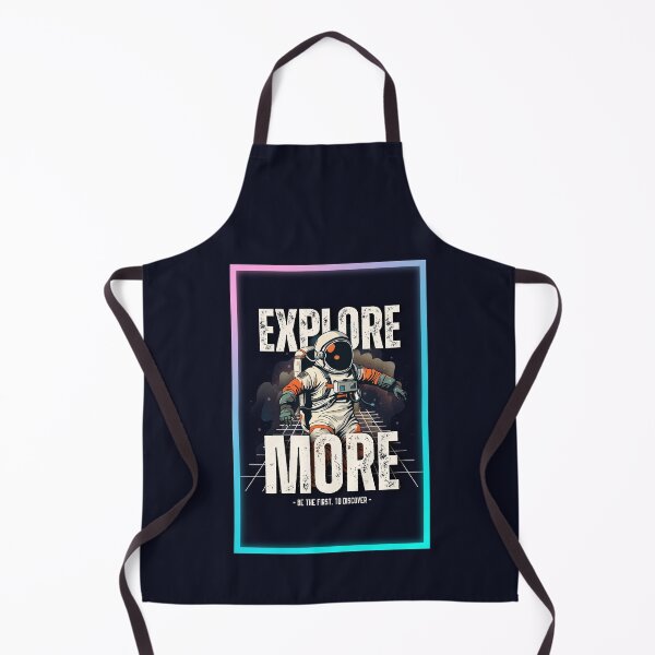 Item preview, Retro Space Explorer Astronaut Poster with ‘Explore More’ Quote designed and sold by DASK-VIBES.