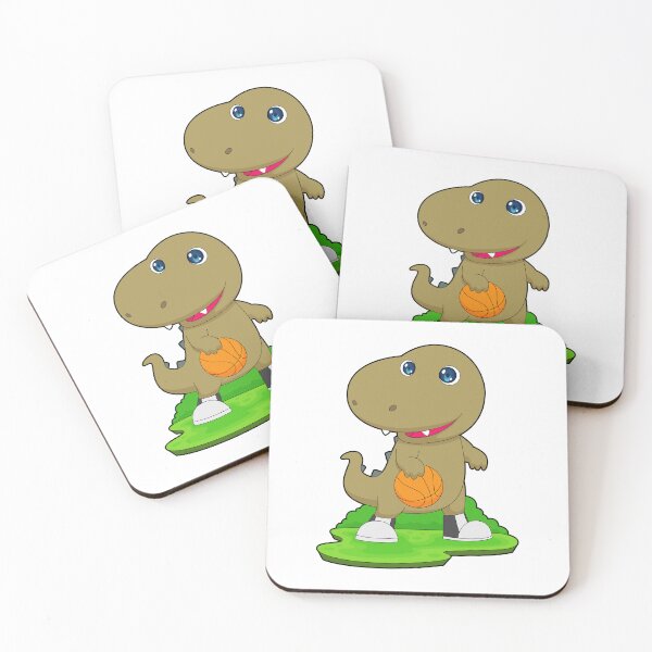 Item preview, Dinosaur Basketball player Basketball designed and sold by Snabdesign84.