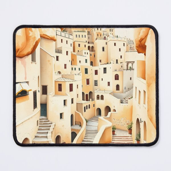 Item preview, Matera’s Sassi Cave Dwellings: Ancient Homes in Pale Stone Cliffs designed and sold by LSVart.