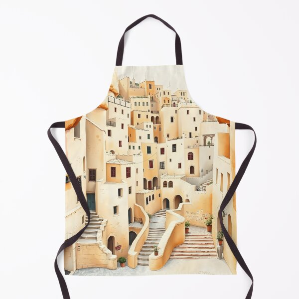 Item preview, Matera’s Sassi Cave Dwellings: Ancient Homes in Pale Stone Cliffs designed and sold by LSVart.