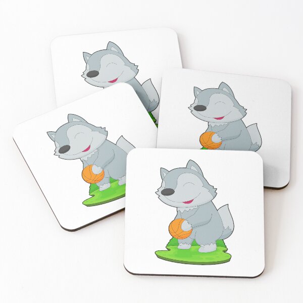 Item preview, Wolf Basketball player Basketball designed and sold by Snabdesign84.