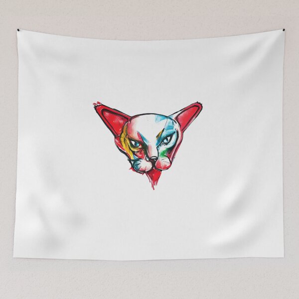 Item preview, Abstract cat designed and sold by Glenbobagins.