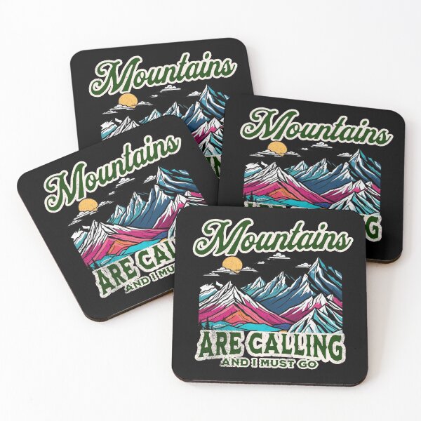 Item preview, Mountains Are Calling Retro Adventure designed and sold by Broken Minimalister.