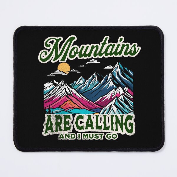 Item preview, Mountains Are Calling Retro Adventure designed and sold by Broken Minimalister.