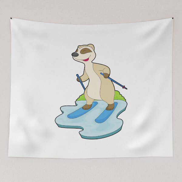 Item preview, Meerkat Skier Ski designed and sold by Snabdesign84.