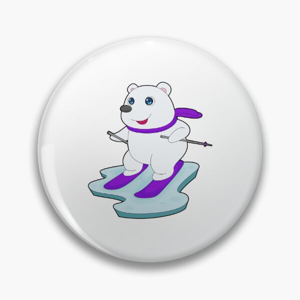 Item preview, Polar bear Skier Ski designed and sold by Snabdesign84.