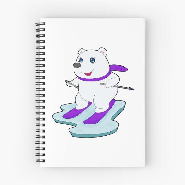 Item preview, Polar bear Skier Ski designed and sold by Snabdesign84.
