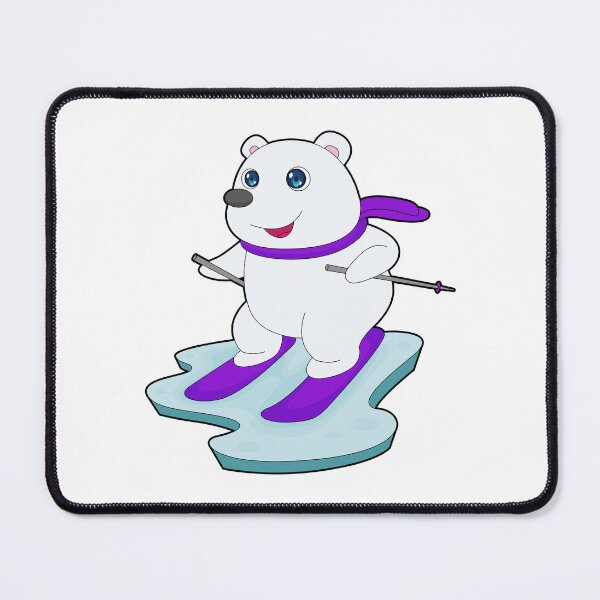 Item preview, Polar bear Skier Ski designed and sold by Snabdesign84.