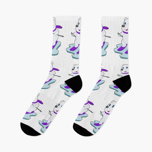 Item preview, Polar bear Skier Ski designed and sold by Snabdesign84.
