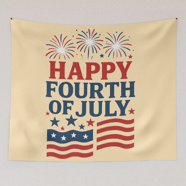Item preview, Celebratory Fourth of July Illustration  designed and sold by Brontox.