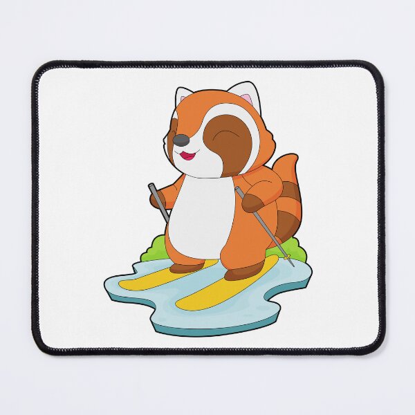 Item preview, Red Panda Skier Ski designed and sold by Snabdesign84.
