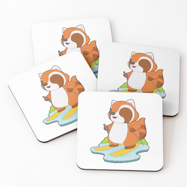 Item preview, Red Panda Skier Ski designed and sold by Snabdesign84.