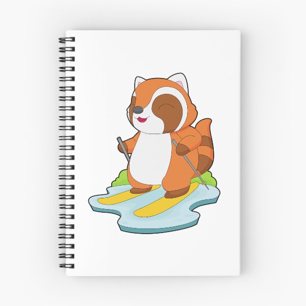 Item preview, Red Panda Skier Ski designed and sold by Snabdesign84.