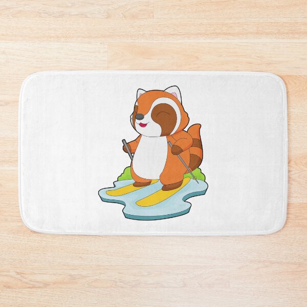 Item preview, Red Panda Skier Ski designed and sold by Snabdesign84.