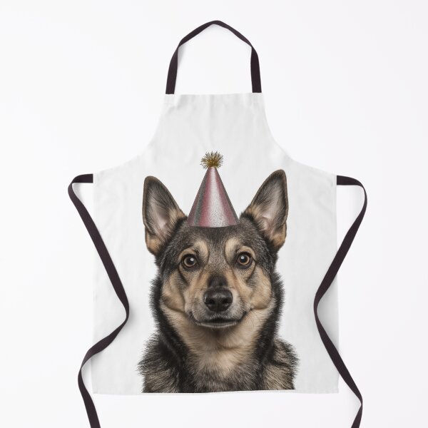 Item preview, Cute Swedish Vallhund dog with Party Hat Birthday Celebration designed and sold by LazyOwlStore.