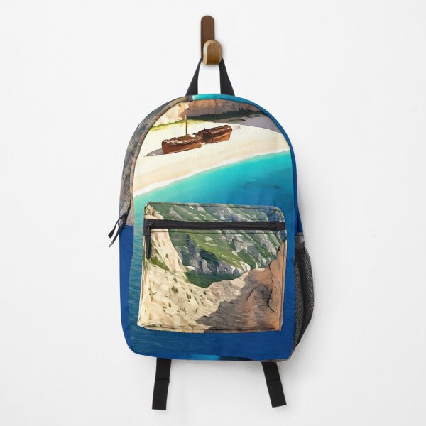 Item preview, Navagio Beach, Zakynthos: Cliff-Enclosed Aegean Cove designed and sold by LSVart.