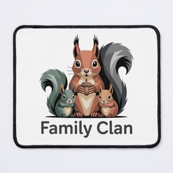Item preview, Squirrel family. designed and sold by Kweeuu.