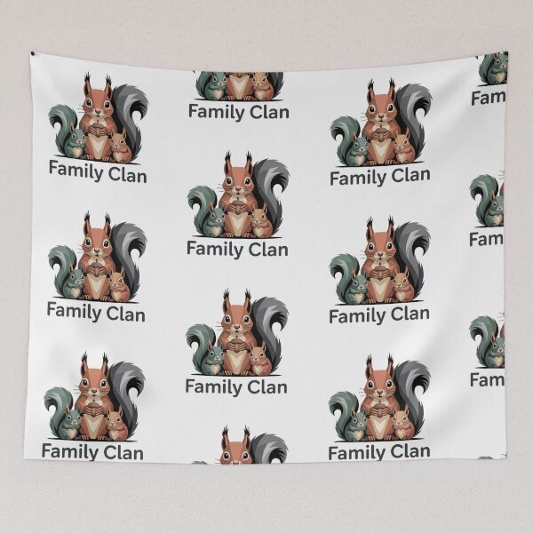 Item preview, Squirrel family. designed and sold by Kweeuu.