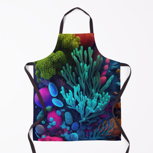 Item preview, Luminous Abyss: Abstract Bioluminescent Coral designed and sold by ShadowAndSlate.