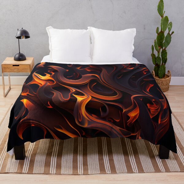 Item preview, Dynamic Inferno: Abstract Molten Flames designed and sold by ShadowAndSlate.
