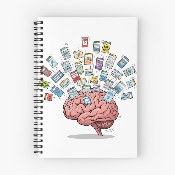 Item preview, "Too Many Tabs Open (In My Brain)" designed and sold by Roniit0001.