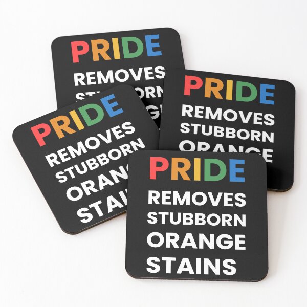 Item preview, Pride Removes Stubborn Orange Stains designed and sold by Bad Unicorn.