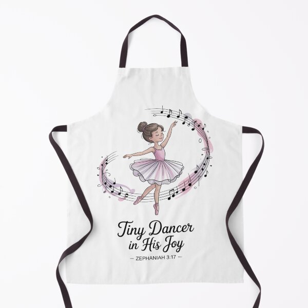Item preview, Tiny Dancer in His Joy – Minimalist Christian Ballerina Art designed and sold by jubileejungle.
