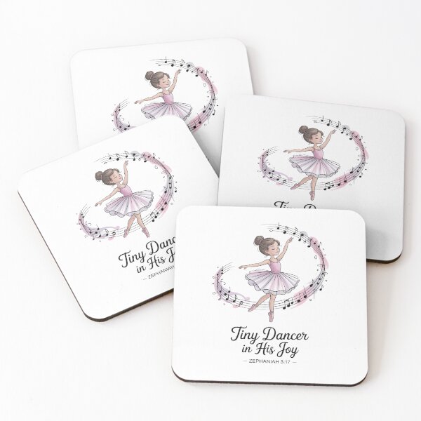 Item preview, Tiny Dancer in His Joy – Minimalist Christian Ballerina Art designed and sold by jubileejungle.
