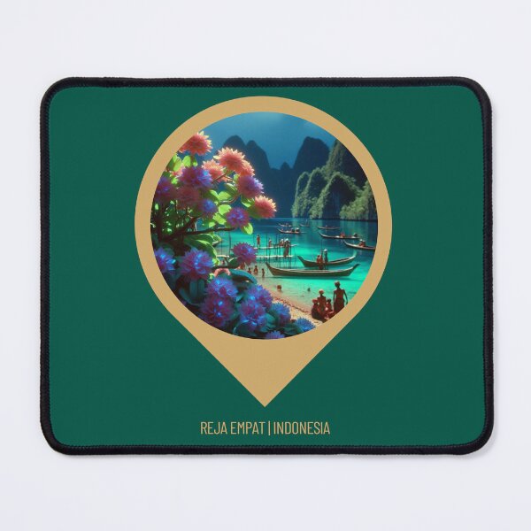 Item preview, Raja Ampat Island 80s Style Photo - Vintage Travel Art for City Lovers and Tourists - Perfect for Clothing & Accessories designed and sold by knalpot-design.