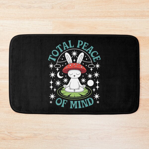 Item preview, Total Peace of Mind – Meditating Rabbit designed and sold by TipTop GFX.