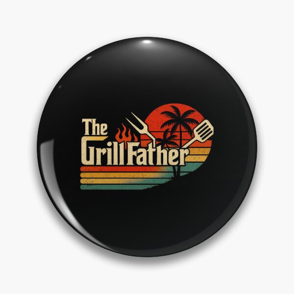 Item preview, The Grillfather Bbq Grill T-Shirt designed and sold by queenzoid.
