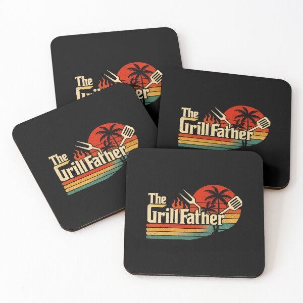 Item preview, The Grillfather Bbq Grill T-Shirt designed and sold by queenzoid.