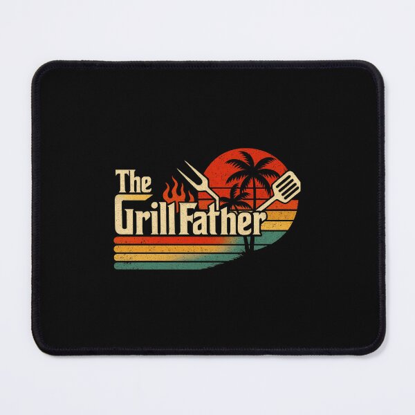 Item preview, The Grillfather Bbq Grill T-Shirt designed and sold by queenzoid.