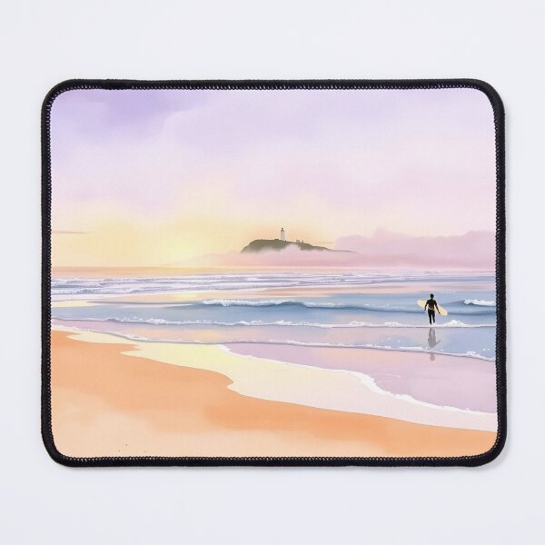 Item preview, Nobbys Head Lighthouse, Newcastle: Sunrise Golden Beacon designed and sold by LSVart.