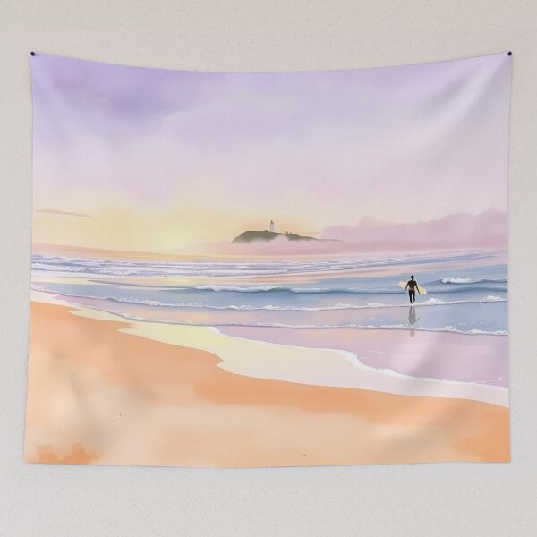 Item preview, Nobbys Head Lighthouse, Newcastle: Sunrise Golden Beacon designed and sold by LSVart.