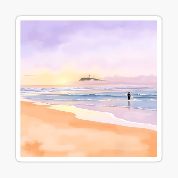 Item preview, Nobbys Head Lighthouse, Newcastle: Sunrise Golden Beacon designed and sold by LSV-Art.