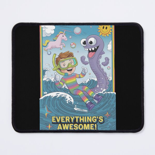 Item preview, Smiling Diver in Whimsical Ocean Adventure designed and sold by Shop9999.