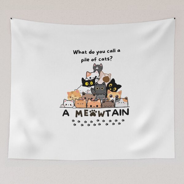 Item preview, Meowtain Dad Joke Graphic designed and sold by GinnsSales.