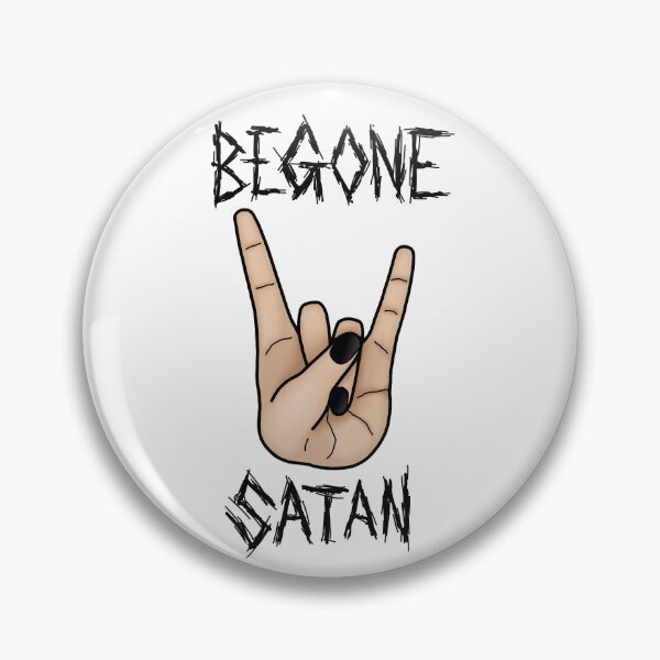 Item preview, Begone Satan-Rock Hand Art designed and sold by shaw-9.