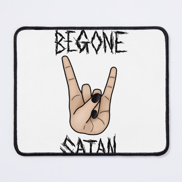 Item preview, Begone Satan-Rock Hand Art designed and sold by shaw-9.