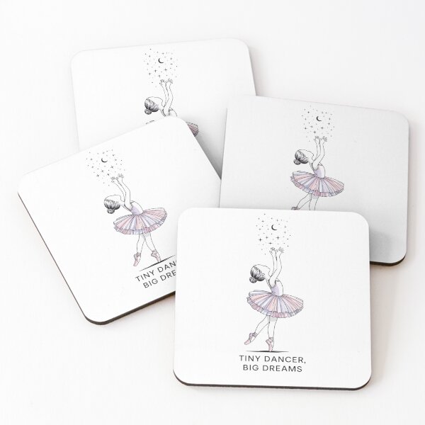 Item preview, Tiny Dancer, Big Dreams – Minimalist Ballet Art for Kids designed and sold by jubileejungle.