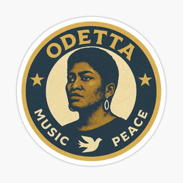 Vista previa del artículo con la obra «Volumen Vintage - Odetta», diseñado y vendido por Electric Menagerie.