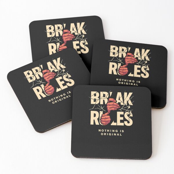Item preview, Break the Rules – Bold Typography for Rebels and Risk-Takers designed and sold by Funneatlife.
