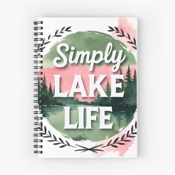 Item preview, Simply Lake Life - Rustic Lakeside Watercolor Design designed and sold by Frame of Mind .