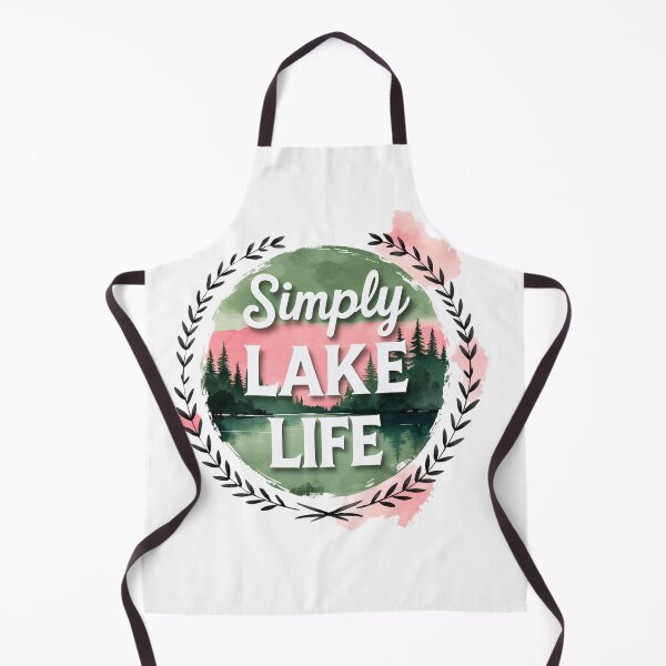 Item preview, Simply Lake Life - Rustic Lakeside Watercolor Design designed and sold by Frame of Mind .