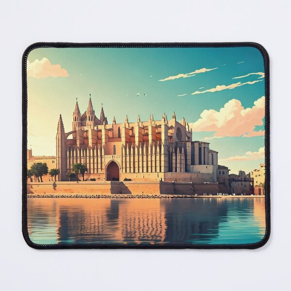 Item preview, Palma de Mallorca at Sunset: La Seu in Golden Light designed and sold by LSVart.