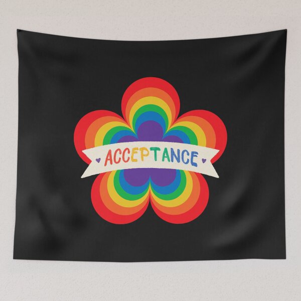 Item preview, Pride Acceptance Flower  designed and sold by SimplyNerdia.