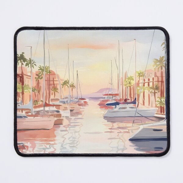 Item preview, Palma de Mallorca Harbour: Sunrise Serenity designed and sold by LSVart.