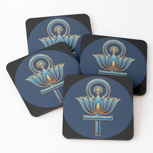 Item preview, Egyptian Lotus Flower Ankh Symbol designed and sold by Agnes-Creative.