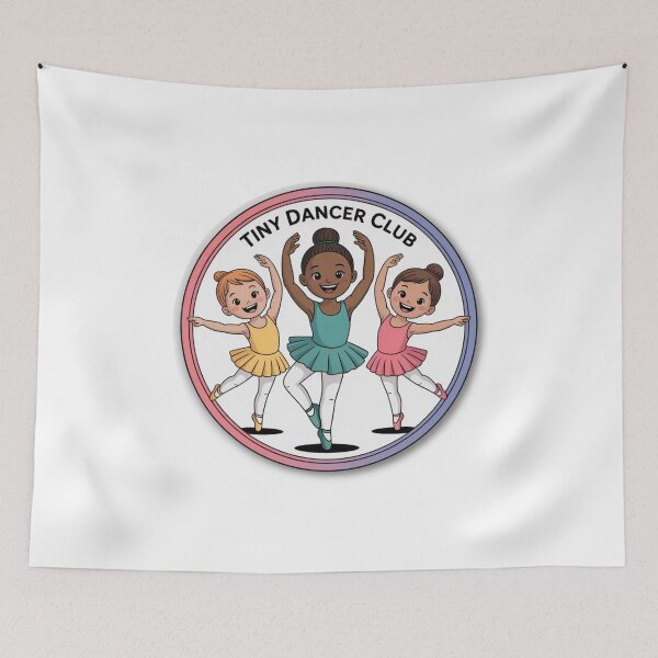 Item preview, Tiny Dancer Club – Ballet Friends Kids Design designed and sold by jubileejungle.